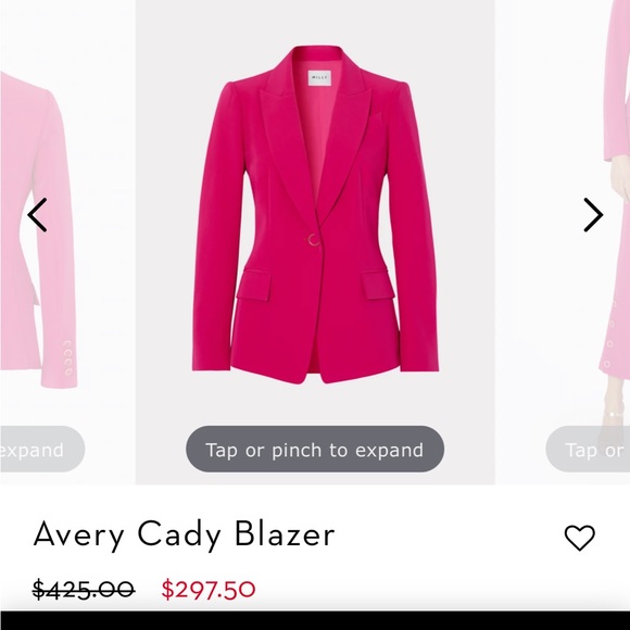Hot Pink 🌸Barbicore Barbie Pink Blazer Spring Wool Max Mara Armani Look Jacket - Picture 2 of 16